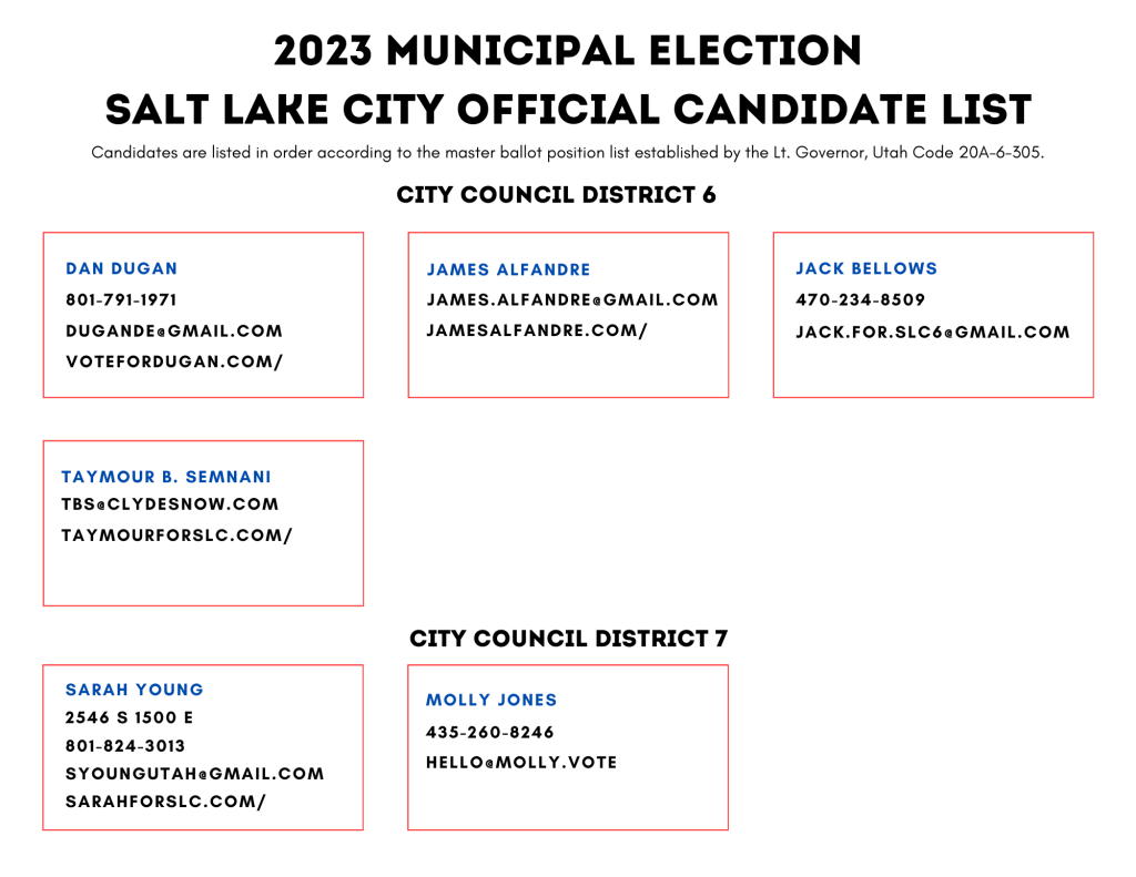 2023 Municipal Elections City Attorney's Office