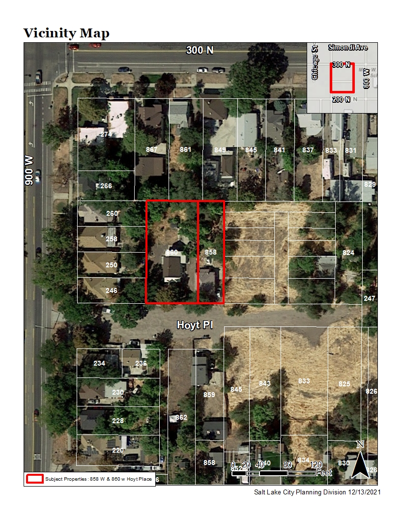 858 W & 860 W Hoyt Place Zoning Map Amendment | Planning