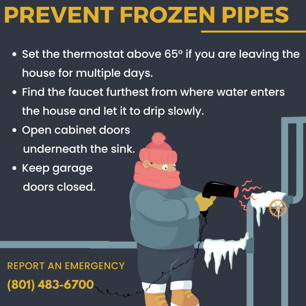 Prevent Frozen Pipes Public Utilities